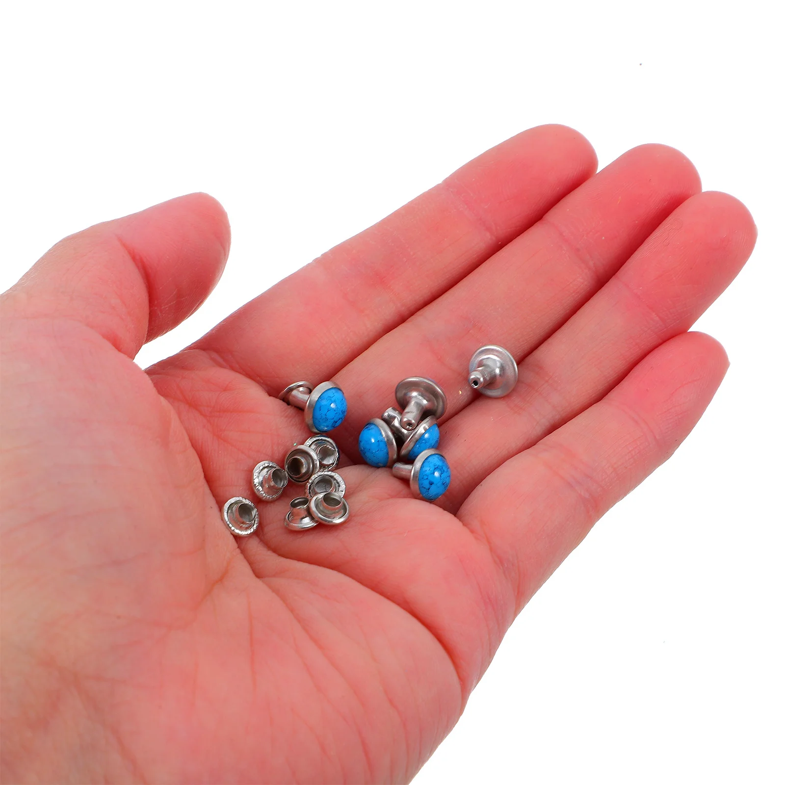 100Pcs Turquoise Rivets Crash Nails Spots Studs Durable DIY Decoration for Shoes Jackets Bags Jewelry Plastic Rivet
100Pcs Turquoise Rivets Crash Nails Spots Studs Durable DIY Decoration for Shoes Jackets Bags Jewelry Plastic Rivet