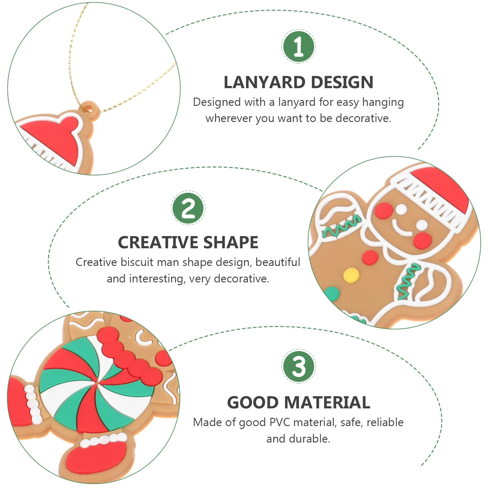 12Pcs Christmas Gingerbread Man Ornaments Xmas Tree Hanging Party Holiday Decorations Gingerbread Man Ornament 
12Pcs Christmas Gingerbread Man Ornaments Xmas Tree Hanging Party Holiday Decorations Gingerbread Man Ornament