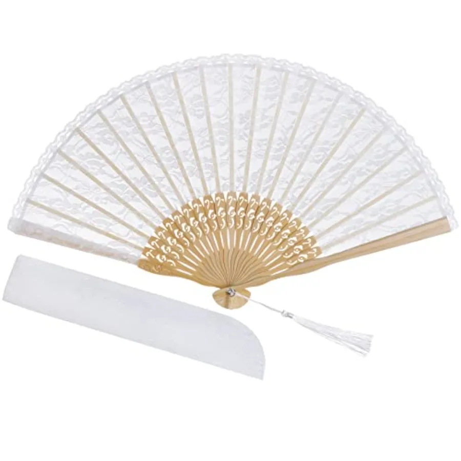 Lace Handheld Chinese Folding Fan Bamboo Silk Folding Fan for Women Wedding Decoration Dancing Party
Lace Handheld Chinese Folding Fan Bamboo Silk Folding Fan for Women Wedding Decoration Dancing Party
