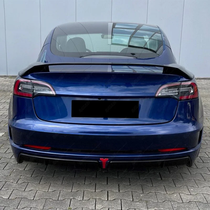 ST Style Body Kit for Model 3 Body Kit Front Lip Side Skirts Rear Diffuser Spoiler Wing