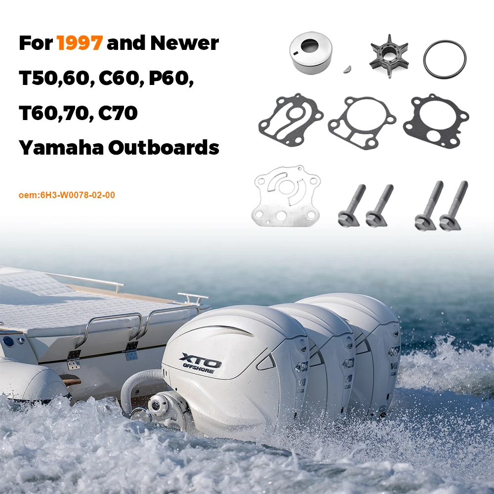 Комплект крыльчатки водяного насоса 6H3-W0078 для 4-тактных лодочных моторов Yamaha 50-60 л.с. (модели FT 50, 60), аналоги: 6H3-W0078-00, 6H3-W0078-A0, 6H3-W0078-02
Комплект крыльчатки водяного насоса 6H3-W0078 для 4-тактных лодочных моторов Yamaha 50-60 л.с. (модели FT 50, 60), аналоги: 6H3-W0078-00, 6H3-W0078-A0, 6H3-W0078-02