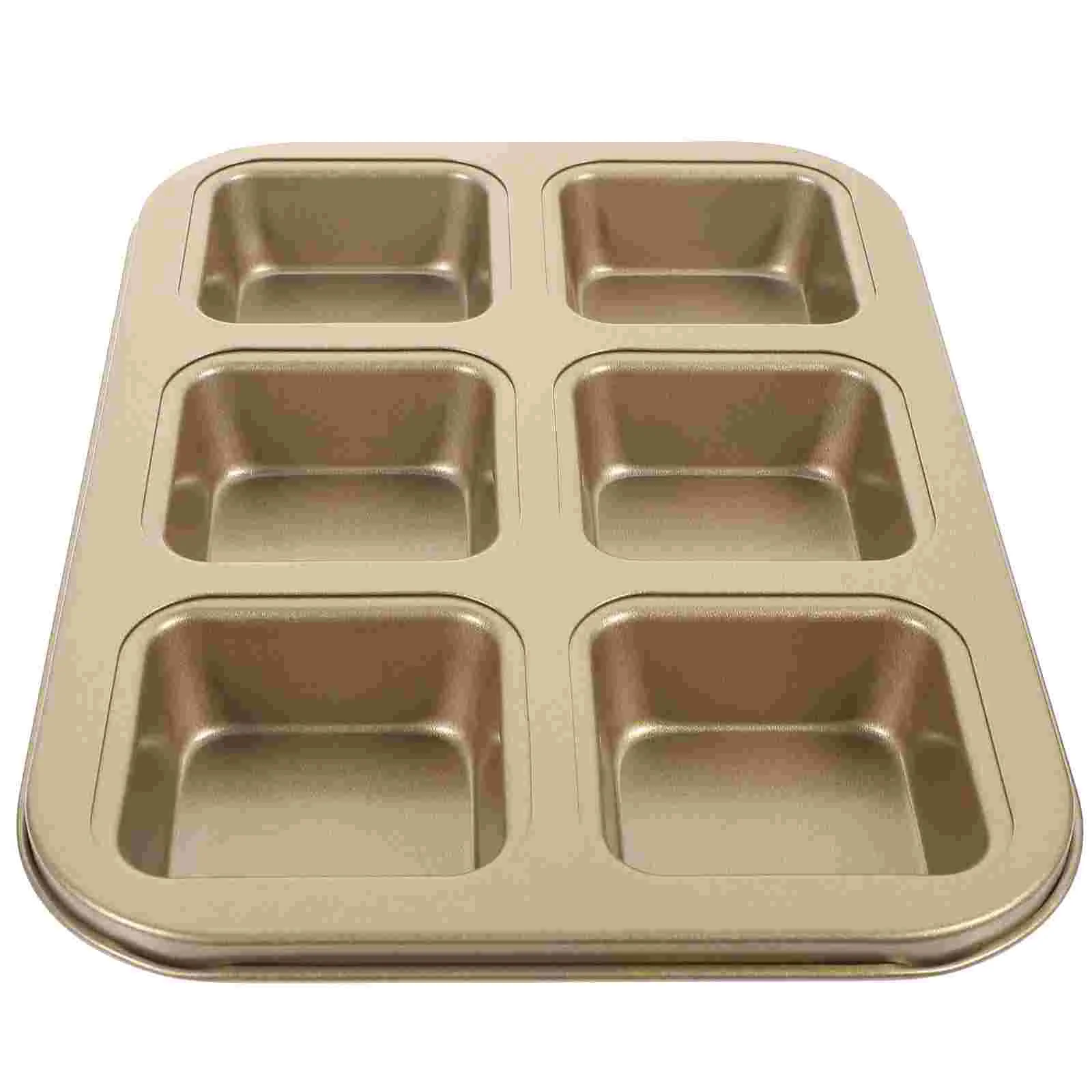 Roaster Pan Square Baking Loaf Pans Mini for Bread Heat-resistant Cake Multi-function Mold Golden
Roaster Pan Square Baking Loaf Pans Mini for Bread Heat-resistant Cake Multi-function Mold Golden