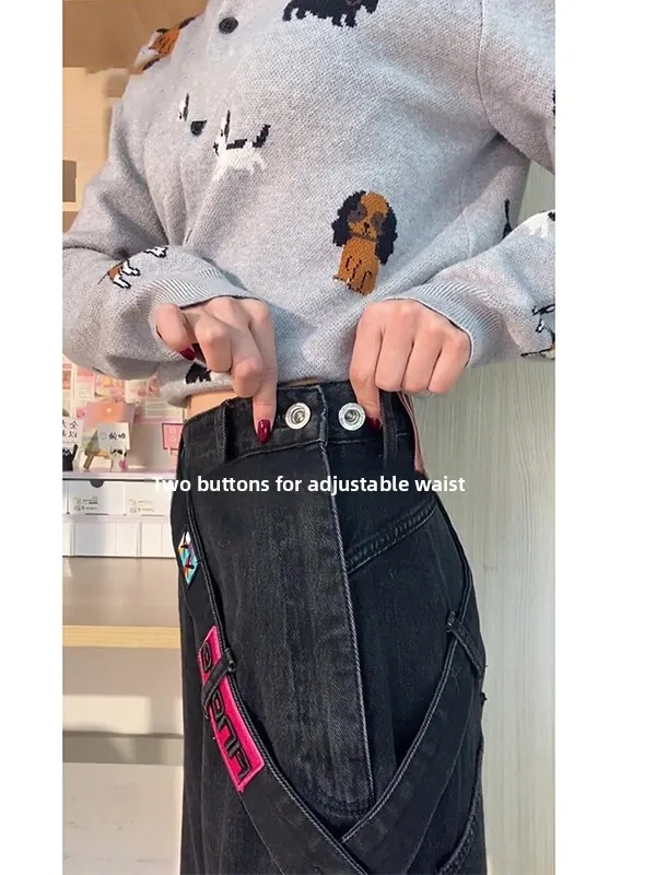 High Waist Straight Leg Gradient American Retro Zipper Side Denim Jeans Women plus Size Autumn Winter New Style Casual Loose Fit
High Waist Straight Leg Gradient American Retro Zipper Side Denim Jeans Women plus Size Autumn Winter New Style Casual Loose Fit