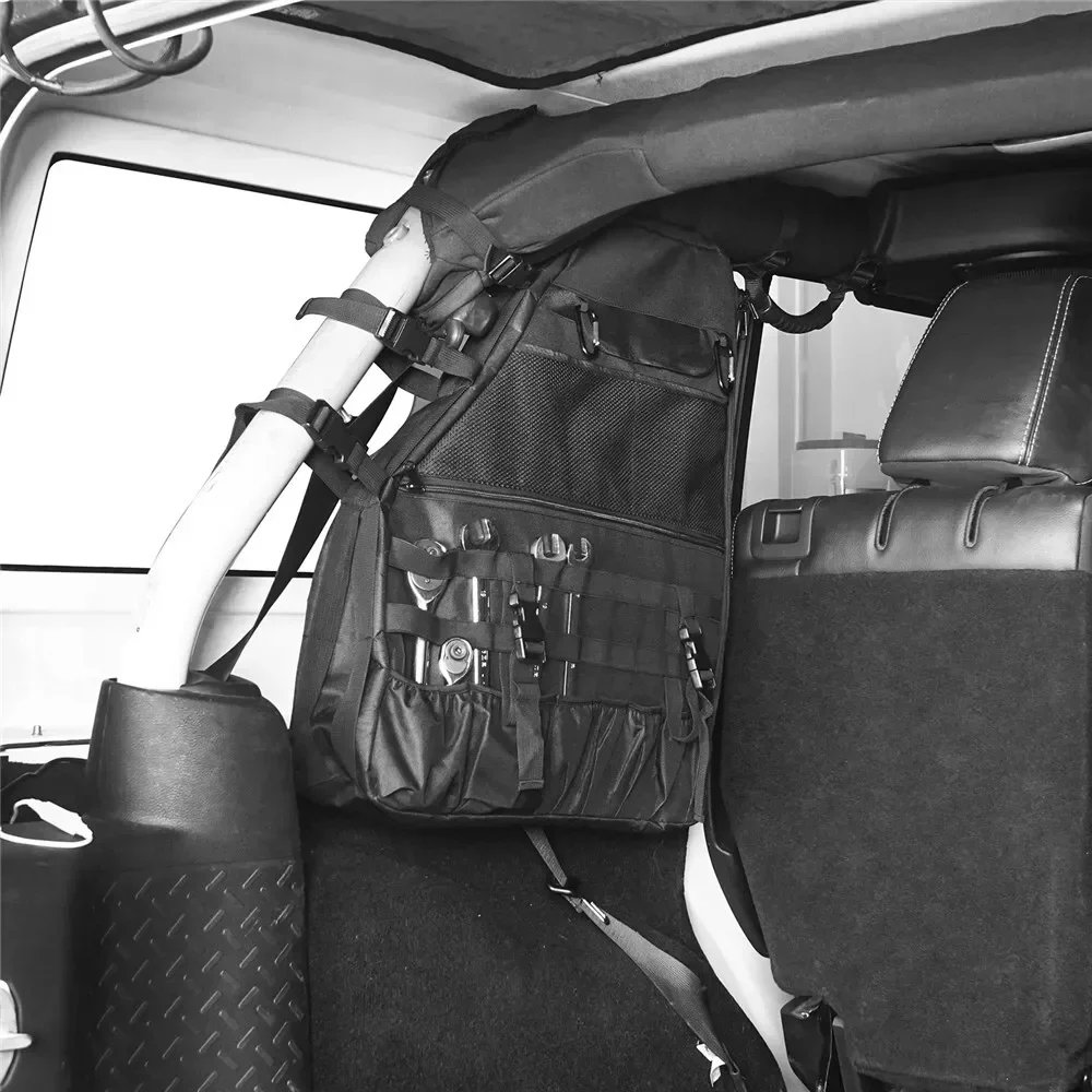 For Jeep Wrangler JK Rubicon 4-Door 2007-2019 JL JK JKU Roll Bar Storage Bag Cage Multi-Pockets Organizers Cargo Bag Saddlebag
For Jeep Wrangler JK Rubicon 4-Door 2007-2019 JL JK JKU Roll Bar Storage Bag Cage Multi-Pockets Organizers Cargo Bag Saddlebag