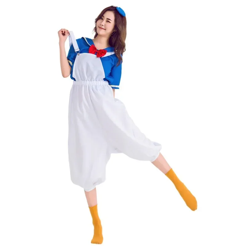 Anime Cosplay Costume Navy Sailor Top White Overalls Halloween Masquerade Carnival Party Outfits for Adult
Anime Cosplay Costume Navy Sailor Top White Overalls Halloween Masquerade Carnival Party Outfits for Adult