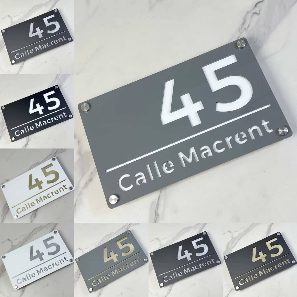 Personalized Customized Laser Cut Acrylic Modern House Number Sign For OutDoor Address Plaque Family Name Plate Wall Decor GIft
Personalized Customized Laser Cut Acrylic Modern House Number Sign For OutDoor Address Plaque Family Name Plate Wall Decor GIft