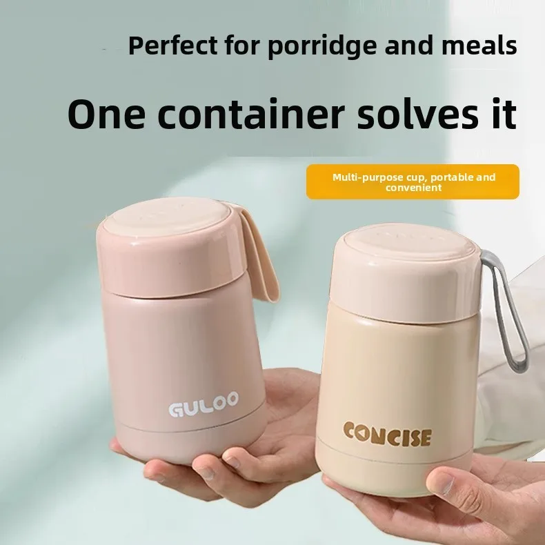 Portable Insulated Breakfast Mug Silver Ear Porrie 300ml Small Capaci Handy Breakfast Cup Stainl Steel 304 Layered
Portable Insulated Breakfast Mug Silver Ear Porrie 300ml Small Capaci Handy Breakfast Cup Stainl Steel 304 Layered