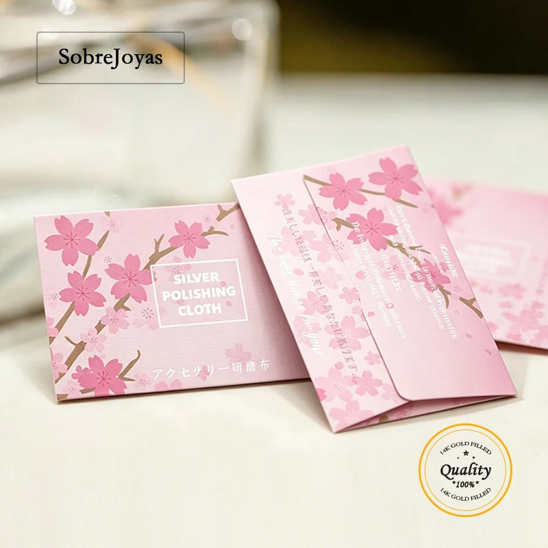 Pink Cherry Blossom Sakura Jewelry Polishing Cloth for Sterling Silver Clean Silver Jewellery Polishing Cloth
Pink Cherry Blossom Sakura Jewelry Polishing Cloth for Sterling Silver Clean Silver Jewellery Polishing Cloth