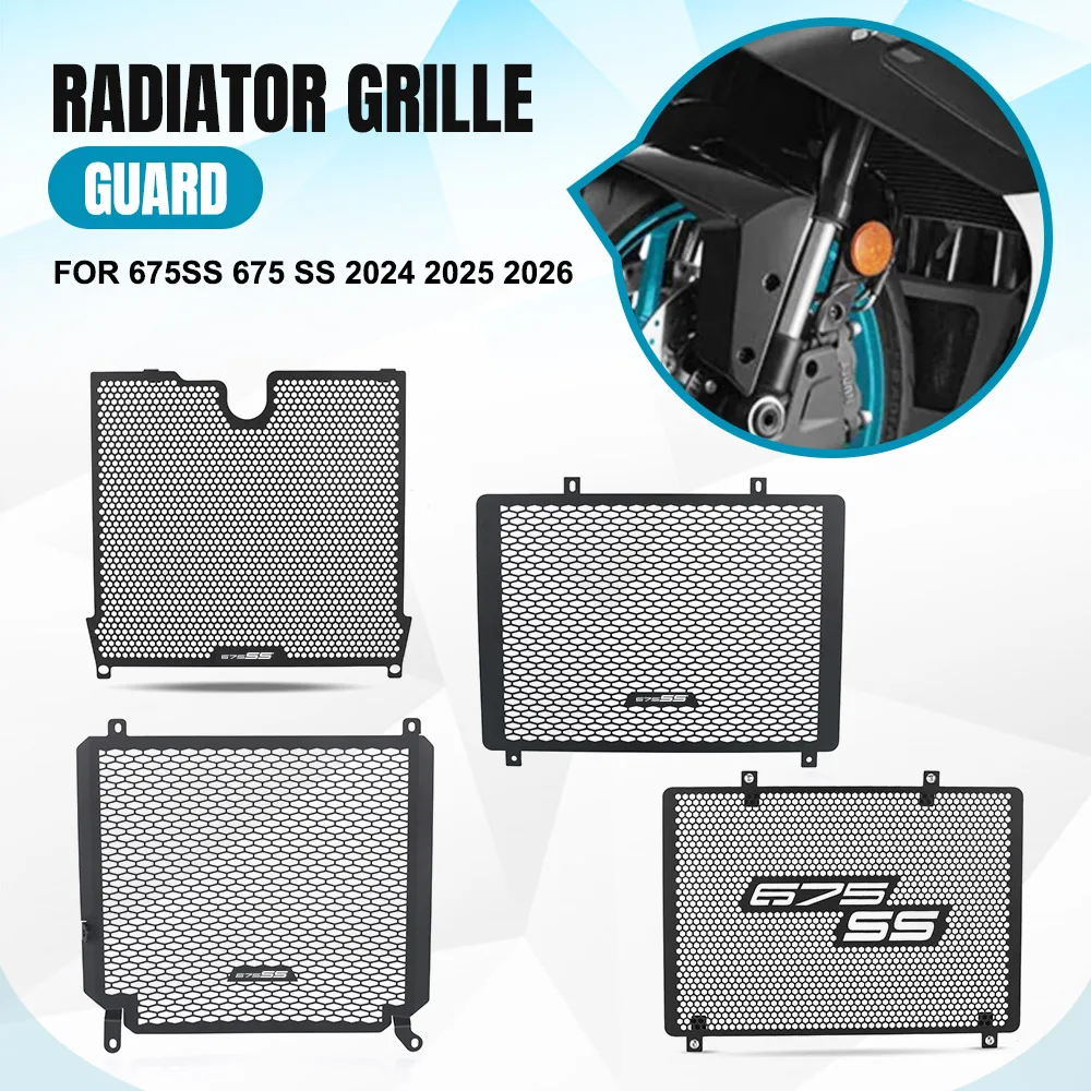 FOR CFMOTO 675SS 675 SS 2024 2025 2026 Motorcycle CNC Radiator Grille Cover Guard Water Tank Protector CF675SS Accessories
FOR CFMOTO 675SS 675 SS 2024 2025 2026 Motorcycle CNC Radiator Grille Cover Guard Water Tank Protector CF675SS Accessories