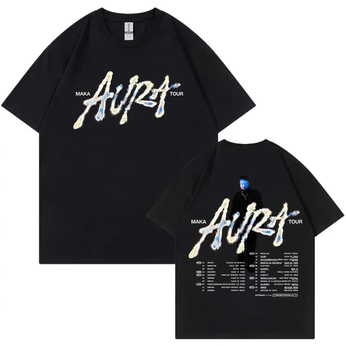 Rapper Maka 2025 Aura Tour Merch T-shirt Fashion Hip Hop Vintage Short Sleeve T-shirts Men Women High Quality Cotton T Shirts
Rapper Maka 2025 Aura Tour Merch T-shirt Fashion Hip Hop Vintage Short Sleeve T-shirts Men Women High Quality Cotton T Shirts