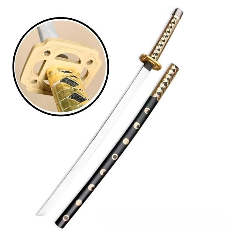 100cm Cosplay Accessories Wooden Sword Online Game Touken Ranbu Mikazuki Munechika Katana Samurai Anime Costume Props 
100cm Cosplay Accessories Wooden Sword Online Game Touken Ranbu Mikazuki Munechika Katana Samurai Anime Costume Props