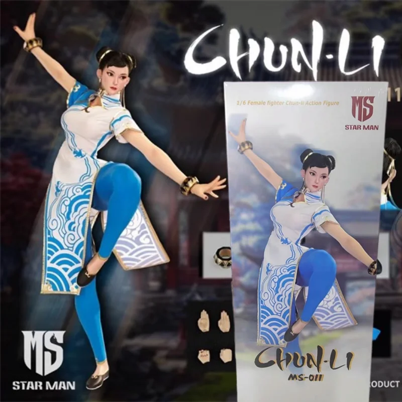 New Stock STAR MAN MS-008 MS-011 1/6 Women Soldier Chun-Li Classic Fighter Girl Fighting Girl 12Inch Full Set Action Figure Toys
New Stock STAR MAN MS-008 MS-011 1/6 Women Soldier Chun-Li Classic Fighter Girl Fighting Girl 12Inch Full Set Action Figure Toys