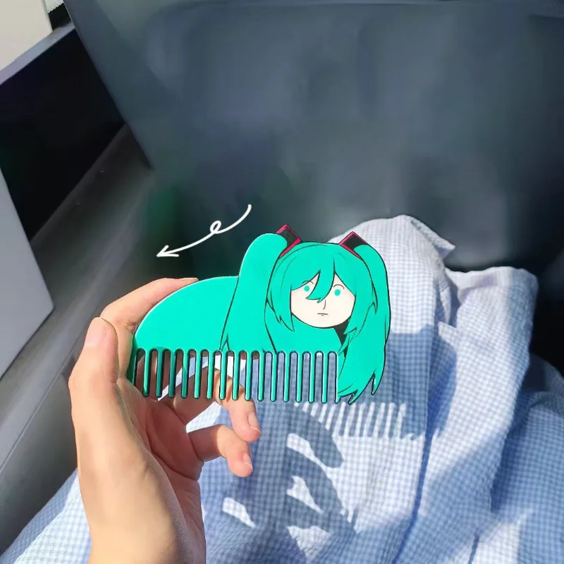 Hatsune Miku anime peripheral two-dimensional double-sided comb creative personality funny portable cute comb girlfriend gifts
Hatsune Miku anime peripheral two-dimensional double-sided comb creative personality funny portable cute comb girlfriend gifts