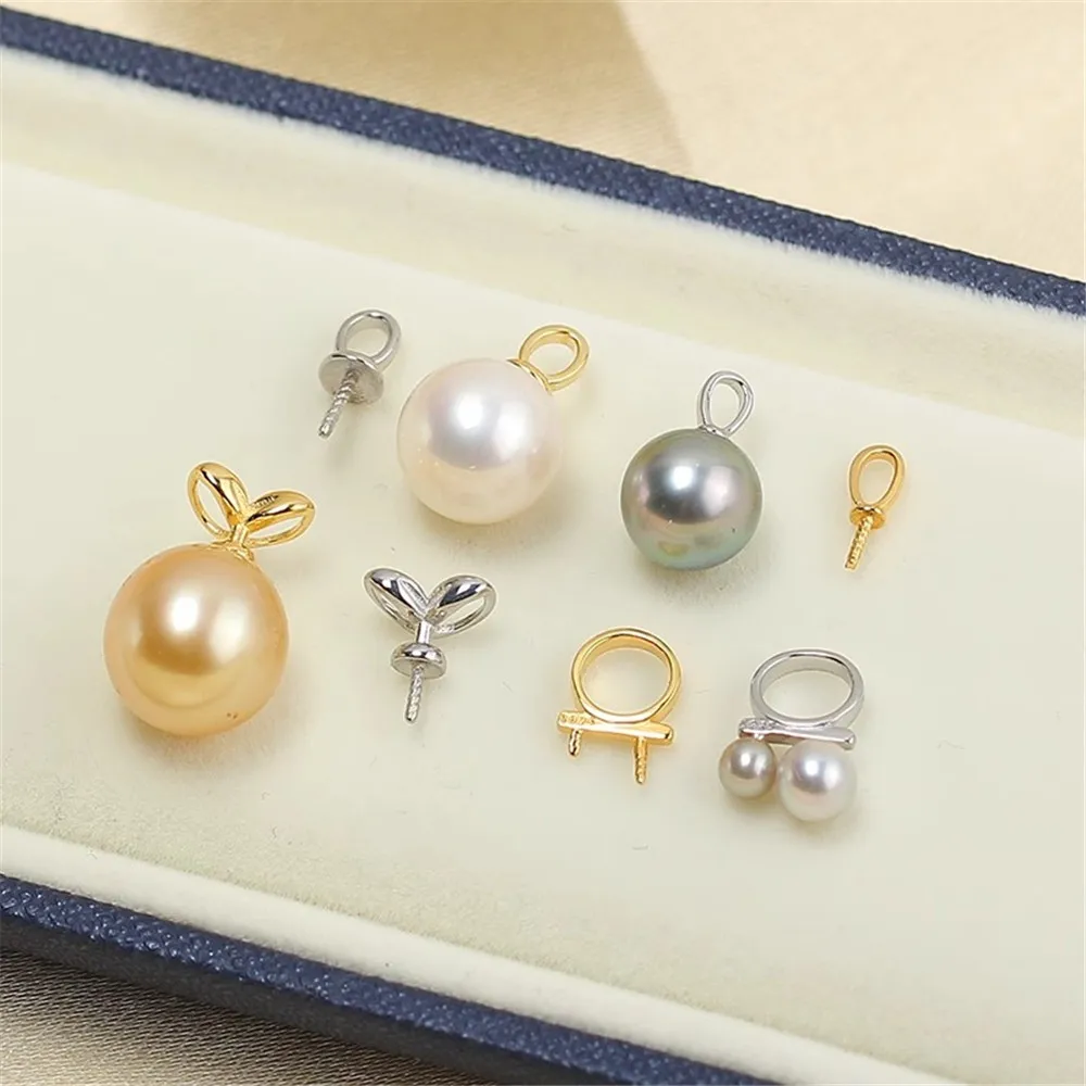 S925 Sterling Silver Pearl Pendant Setting, DIY Empty Bezel Cup Jewelry Supplies for Craft Making, Hollow Prong Pendant Findings 
S925 Sterling Silver Pearl Pendant Setting, DIY Empty Bezel Cup Jewelry Supplies for Craft Making, Hollow Prong Pendant Findings