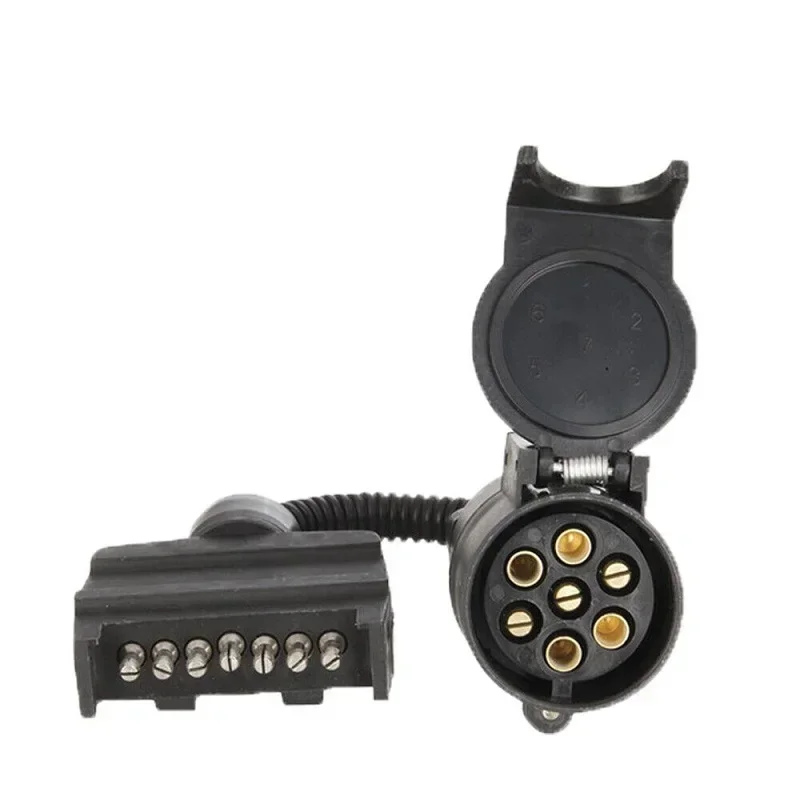 Автомобильный адаптер для прицепа, 7-контактный круглый разъем «мама-плоский» для лодки-каравана
Автомобильный адаптер для прицепа, 7-контактный круглый разъем «мама-плоский» для лодки-каравана