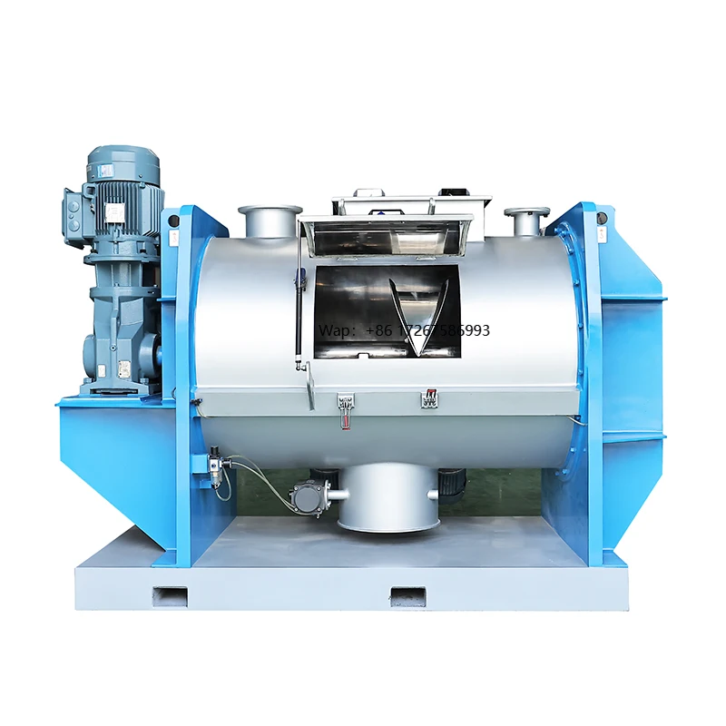 Spice Mixing Machine Food Powder Drum Mixer Stainless Steel Dry Powder Plough Shear Mixer
Spice Mixing Machine Food Powder Drum Mixer Stainless Steel Dry Powder Plough Shear Mixer