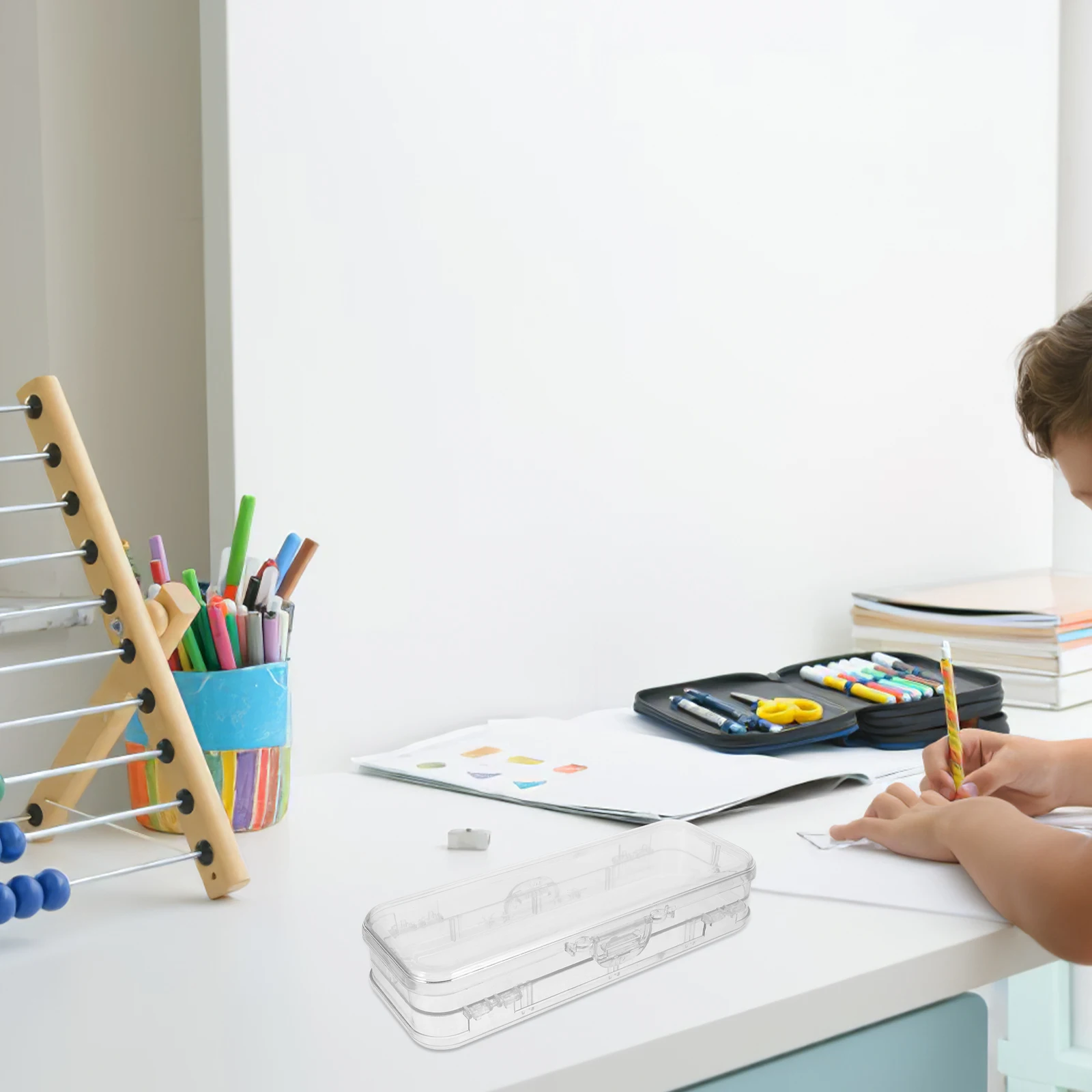 Pencil Box Plastic Case for School Office Use Organize Carry Pencils Pens Compact Design Practical Stationery Holder
Pencil Box Plastic Case for School Office Use Organize Carry Pencils Pens Compact Design Practical Stationery Holder