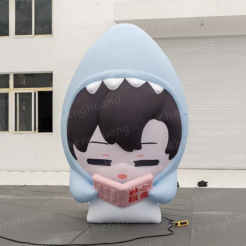 Inflatable dolls, reading dolls, with a fan, for outdoor mall and bookstore decoration, customizable logo available
Inflatable dolls, reading dolls, with a fan, for outdoor mall and bookstore decoration, customizable logo available