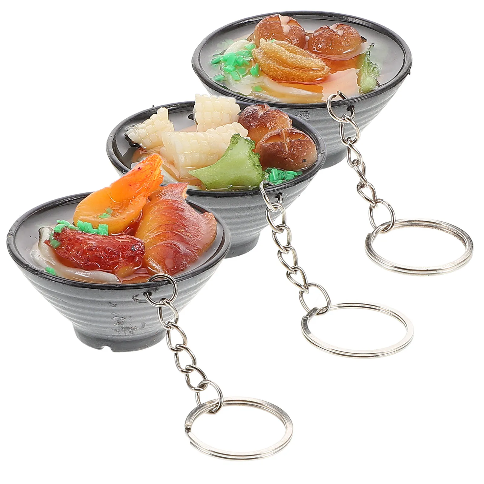 3pcs Noodle Keychain Realistic Shape PVC Zinc Alloy Durable Lightweight Portable Unique Present Backpack Charms Bag Pendant
3pcs Noodle Keychain Realistic Shape PVC Zinc Alloy Durable Lightweight Portable Unique Present Backpack Charms Bag Pendant