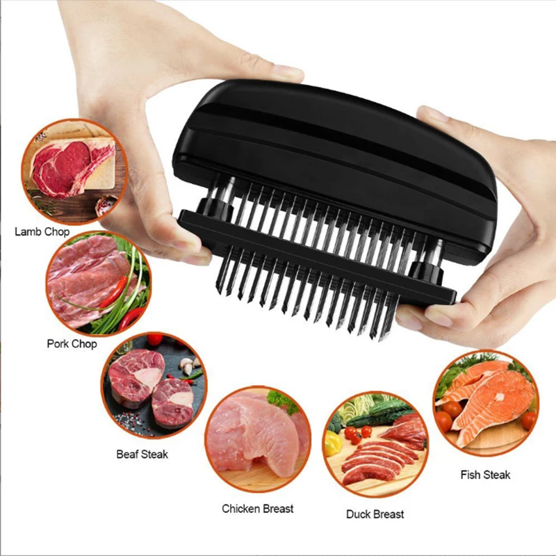 Needle-Strengthened Stainless Steel Meat Tenderizer Steak Tenderizer Connective Tissue Cutter Meat Tenderizer Disassembly Clean
Needle-Strengthened Stainless Steel Meat Tenderizer Steak Tenderizer Connective Tissue Cutter Meat Tenderizer Disassembly Clean