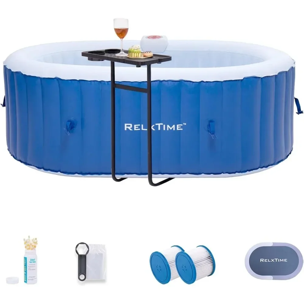 Oval Inflatable Hot Tub 75x47Inch, 2 Person Outdoor Air Jet Spa Blow Up Hottubs with 100 Bubble Jets and Built in Heater Pump
Oval Inflatable Hot Tub 75x47Inch, 2 Person Outdoor Air Jet Spa Blow Up Hottubs with 100 Bubble Jets and Built in Heater Pump