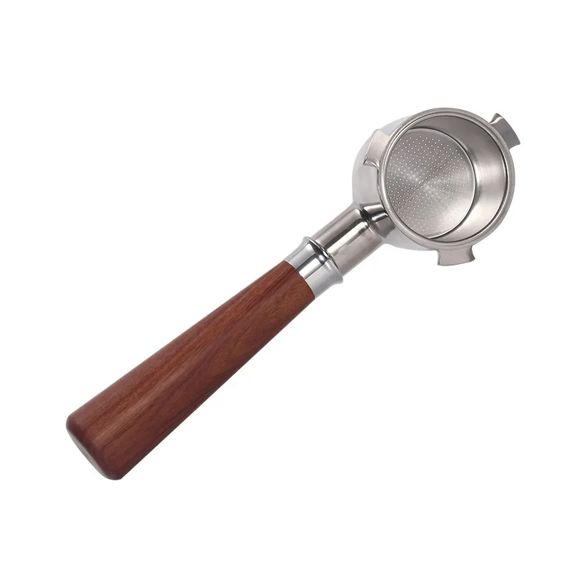 9335 coffee handle, solid wood bottomless 51 three ears, coffee machine accessories stainless steel handle head
9335 coffee handle, solid wood bottomless 51 three ears, coffee machine accessories stainless steel handle head