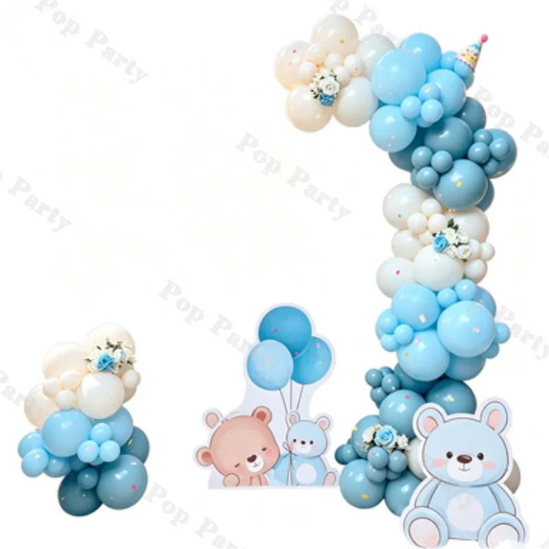 125pcs Baby Birthday Party Balloon Arch, Blue Romantic Decor, Event Backdrop, Latex Balloon Garland Kit, Gender Reveal
125pcs Baby Birthday Party Balloon Arch, Blue Romantic Decor, Event Backdrop, Latex Balloon Garland Kit, Gender Reveal