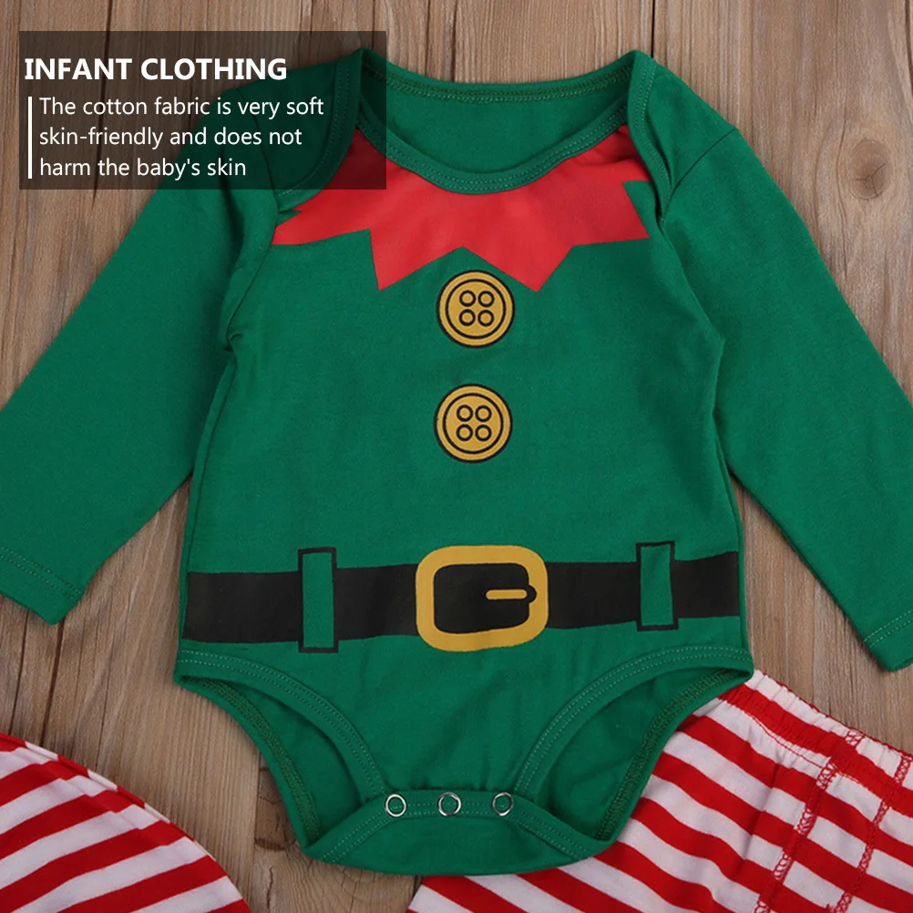3Pcs Infant Rompers Cute Christmas Baby Outfits Long Sleeve Climbing Clothes Skin Friendly Comfortable Unisex Design
3Pcs Infant Rompers Cute Christmas Baby Outfits Long Sleeve Climbing Clothes Skin Friendly Comfortable Unisex Design