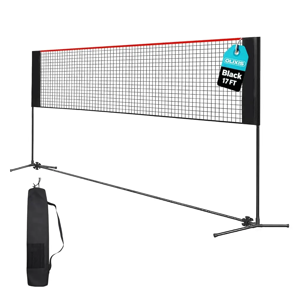 Portable Badminton Net, Height Adjustable Volleyball Net, Badminton Net with Carry Bag, Volleyball Net for Pool, BackyardGam
Portable Badminton Net, Height Adjustable Volleyball Net, Badminton Net with Carry Bag, Volleyball Net for Pool, BackyardGam