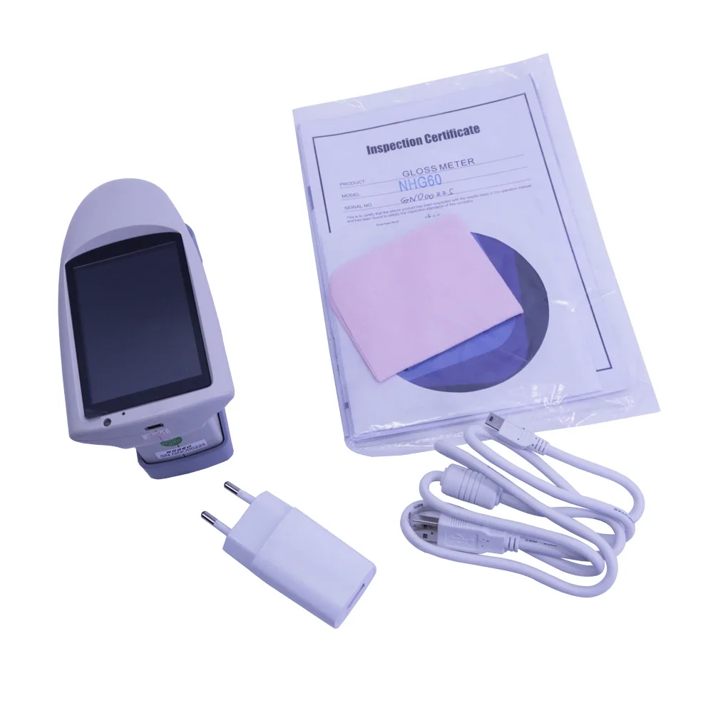NHG60 Измеритель блеска Цифровой диапазон измерения блеска 0 ~ 1000GU с углом 60 градусов
NHG60 Измеритель блеска Цифровой диапазон измерения блеска 0 ~ 1000GU с углом 60 градусов