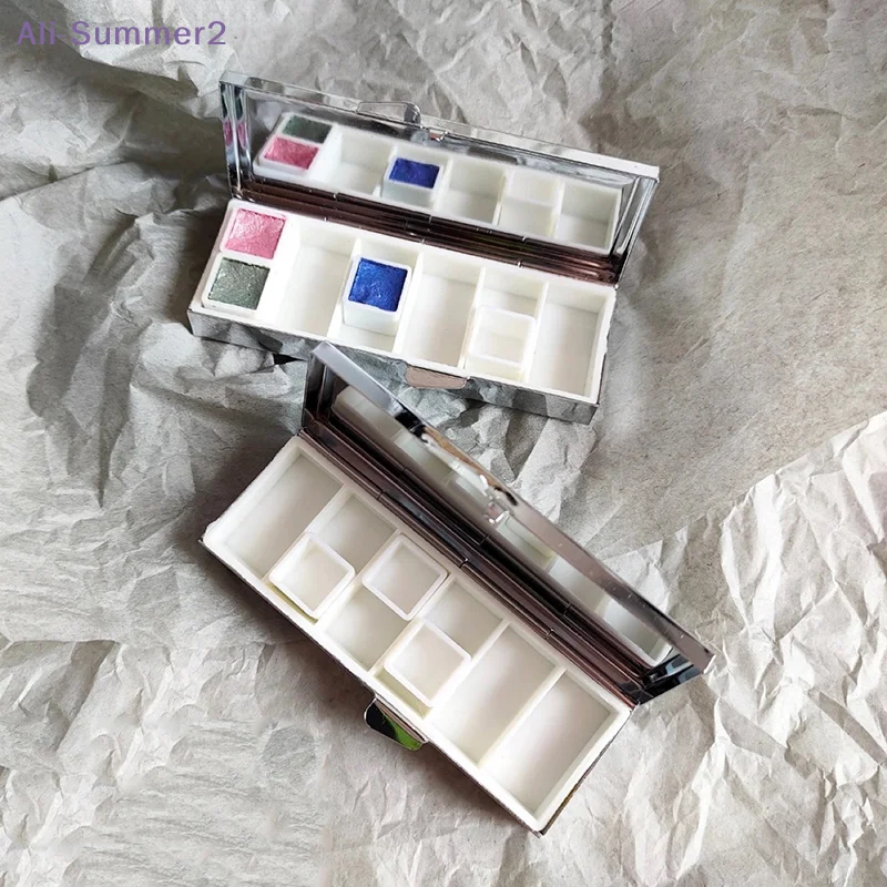 【Summer2】Divisible Grid Empty Watercolor Paint Dispenser Iron Box With Mirror Nail Polish Glue Tin Storage Box Manicure Tools
【Summer2】Divisible Grid Empty Watercolor Paint Dispenser Iron Box With Mirror Nail Polish Glue Tin Storage Box Manicure Tools