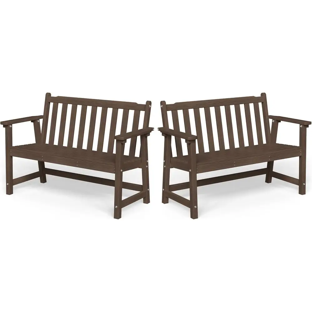 Outdoor 48 Bench Set, Weatherproof 2-Person Garden Bench, Durable Patio Porch Furniture, Suitable for Deck Office Backyard Balco
Outdoor 48 Bench Set, Weatherproof 2-Person Garden Bench, Durable Patio Porch Furniture, Suitable for Deck Office Backyard Balco