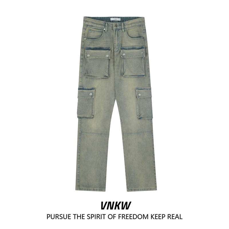 Мужские джинсы свободного кроя в стиле ретро, модные брюки для работы и повседневной носки, трендовые брендовые длинные брюки в стиле High Street
Мужские джинсы свободного кроя в стиле ретро, модные брюки для работы и повседневной носки, трендовые брендовые длинные брюки в стиле High Street