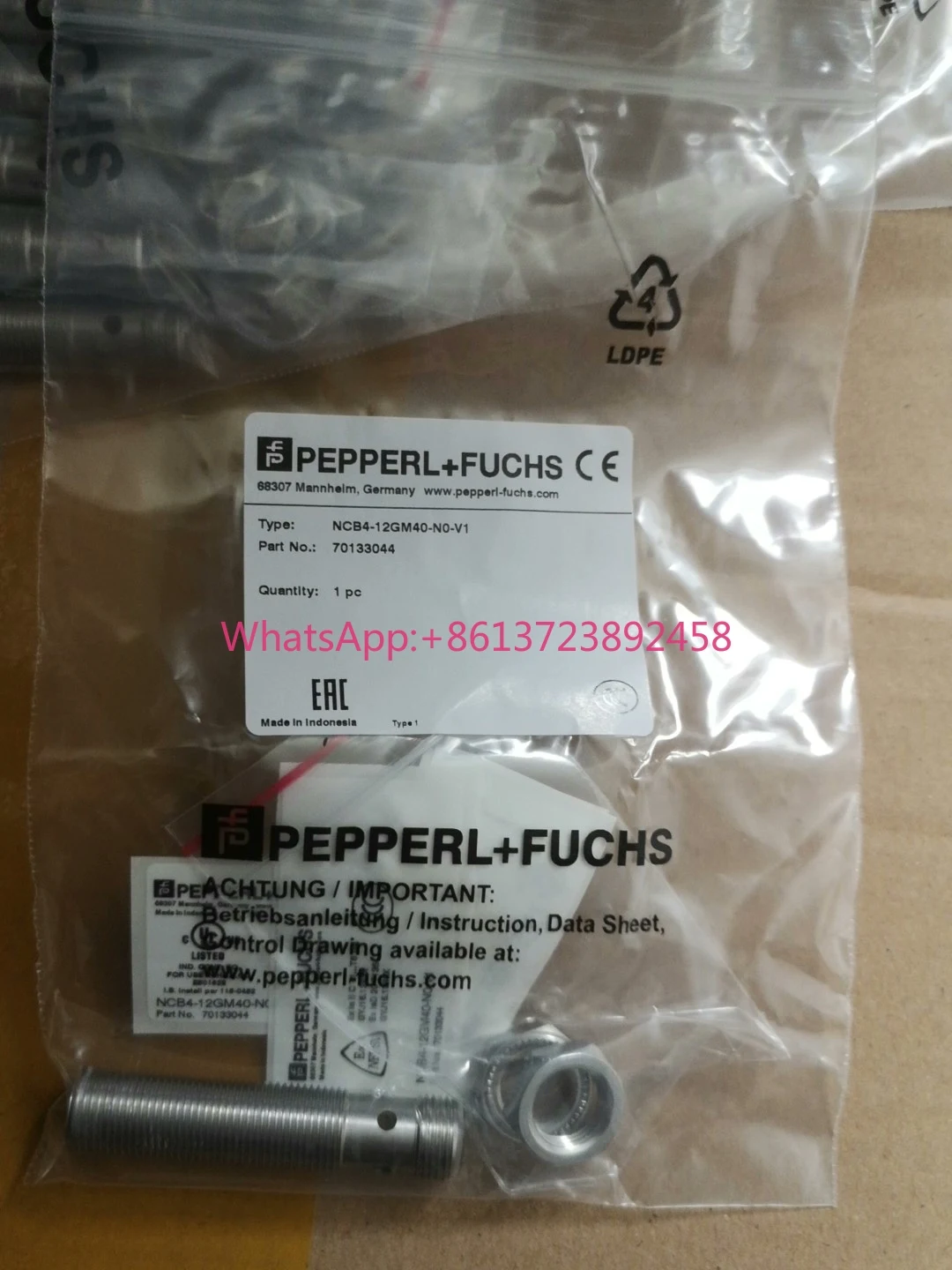 Pepperl + Fuchs NCB4-12GM40-N0-V1
Pepperl + Fuchs NCB4-12GM40-N0-V1
