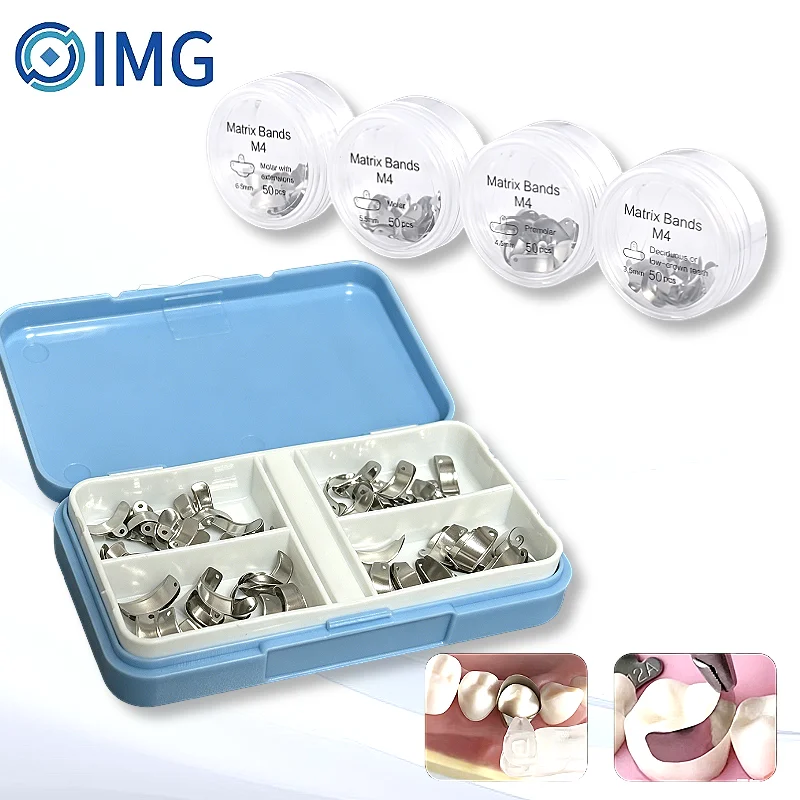 Sectional Matrix M4 Perforated Proximal Separator Dental Matrix Bands for Professional Teeth Restoration
Sectional Matrix M4 Perforated Proximal Separator Dental Matrix Bands for Professional Teeth Restoration