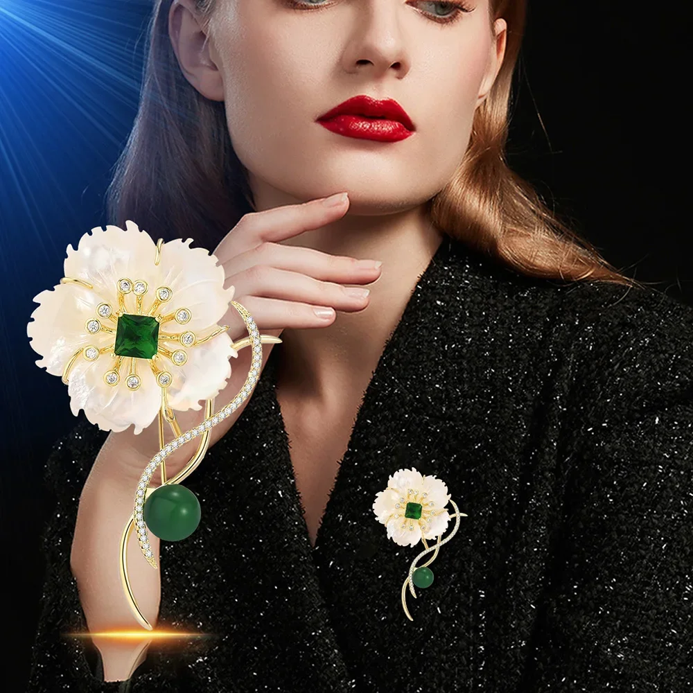 fashion plum bossom Brooch for Women Green Crystal Zircon Inlaid Clothes Decoration Pin high quality Copper Jewelry Wedding Gift
fashion plum bossom Brooch for Women Green Crystal Zircon Inlaid Clothes Decoration Pin high quality Copper Jewelry Wedding Gift