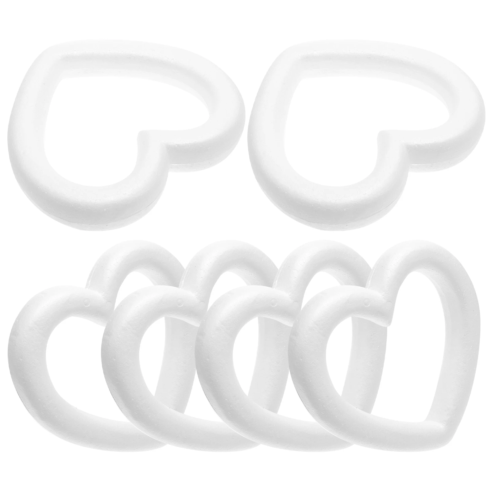 6 Pcs Decorations Love Wreath Flower Heart Shaped Hoop Ring Polystyrene Rings for Wreaths
6 Pcs Decorations Love Wreath Flower Heart Shaped Hoop Ring Polystyrene Rings for Wreaths