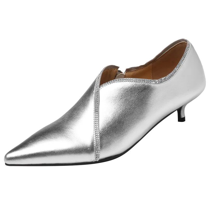 Spring Autumn Sexy Fashion Charm Women Single Shoe Genuine Leather Pointed Elegant Deep Mouth Solid Color Thin Heel High Heels
Spring Autumn Sexy Fashion Charm Women Single Shoe Genuine Leather Pointed Elegant Deep Mouth Solid Color Thin Heel High Heels