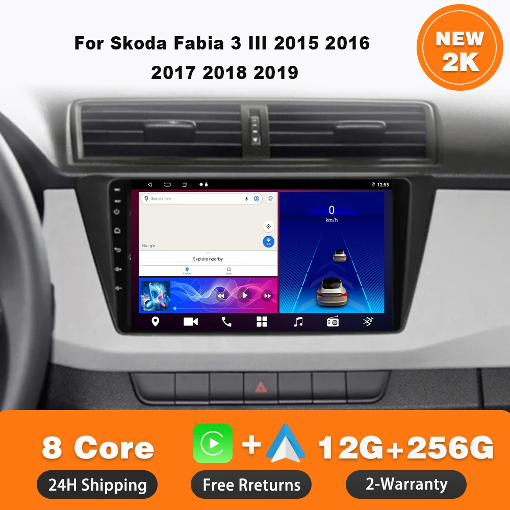 Car Radio Android 14 For Skoda Fabia 3 III 2015 - 2019 Carplay Auto Player Multimedia Navigation GPS 4G WIFI Touch Screen dvd
Car Radio Android 14 For Skoda Fabia 3 III 2015 - 2019 Carplay Auto Player Multimedia Navigation GPS 4G WIFI Touch Screen dvd