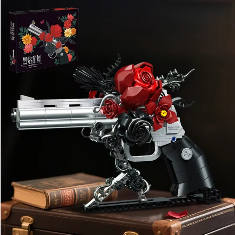 Rose Pistol.Assembled building blocks, MOC building blocks, assembled toys, gifts for children
Rose Pistol.Assembled building blocks, MOC building blocks, assembled toys, gifts for children