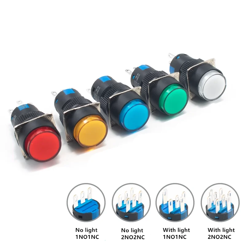 10xDC12/24 В переменного тока 110/220 В зеленый красный синий желтый белый светодиодный индикатор с блокировкой/мгновенного действия AC 250 В LA16Y кнопочный переключатель 16 мм монтаж
10xDC12/24 В переменного тока 110/220 В зеленый красный синий желтый белый светодиодный индикатор с блокировкой/мгновенного действия AC 250 В LA16Y кнопочный переключатель 16 мм монтаж
