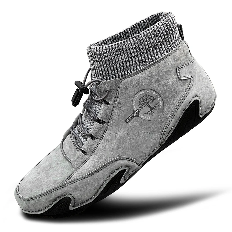 Men's Leather Casual Shoes 2023 Waterproof Lightweight High Top Sneakers Boots Non Slip Winter Shoes Men Loafers Walking Shoes
Men's Leather Casual Shoes 2023 Waterproof Lightweight High Top Sneakers Boots Non Slip Winter Shoes Men Loafers Walking Shoes