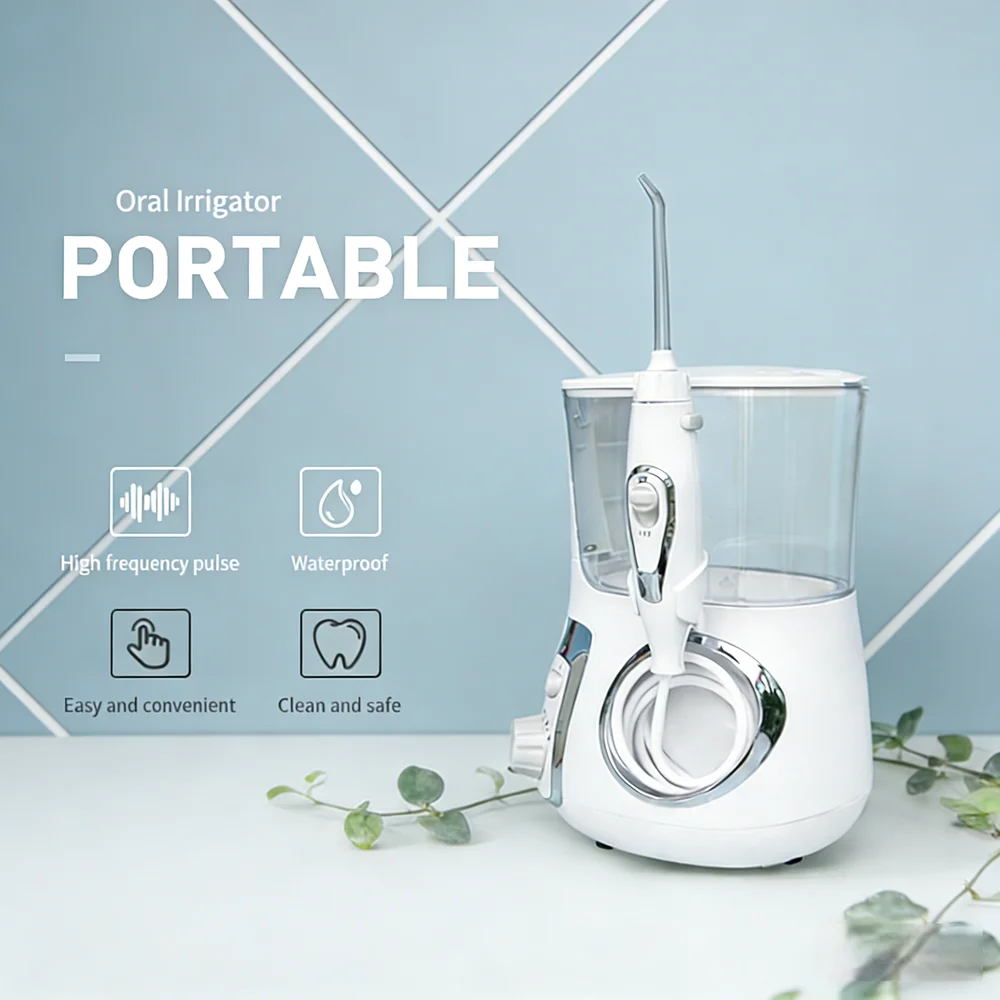 800ML Electric Desktop Oral Irrigator 10 Modes Water Flosser Dental Care Teeth Cleaner Reduce Bad Breath Plaque Build-Up
800ML Electric Desktop Oral Irrigator 10 Modes Water Flosser Dental Care Teeth Cleaner Reduce Bad Breath Plaque Build-Up