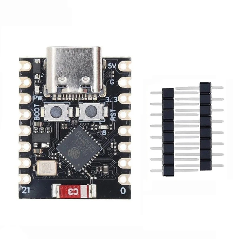 ESP32C3 SuperMini Development Board Based on ESP32C3 Processor 160MHz Running Frequency Support 2.4GHz WiFi Module Dropship
ESP32C3 SuperMini Development Board Based on ESP32C3 Processor 160MHz Running Frequency Support 2.4GHz WiFi Module Dropship
