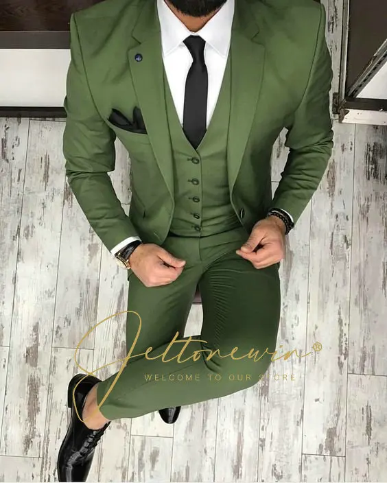 Three Piece Business Party Best Men Suits Peaked Lapel Two Button Custom Made Wedding Groom Tuxedos 2022 Jacket Pants Vest Terno
Three Piece Business Party Best Men Suits Peaked Lapel Two Button Custom Made Wedding Groom Tuxedos 2022 Jacket Pants Vest Terno