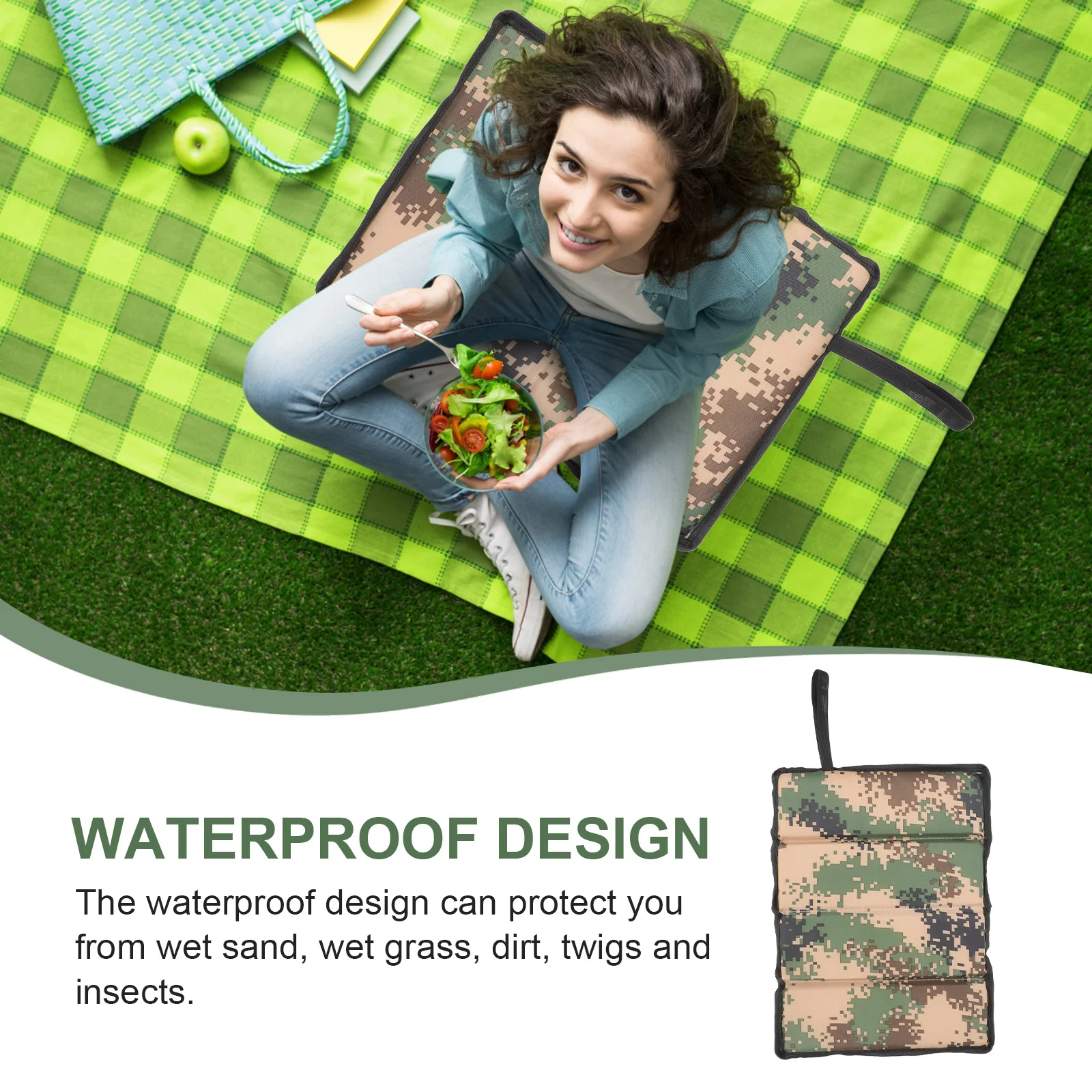 Outdoor Waterproof Seat Cushion Sit Oxford Cloth Folding Mat Sitting Pads Outdoors
Outdoor Waterproof Seat Cushion Sit Oxford Cloth Folding Mat Sitting Pads Outdoors