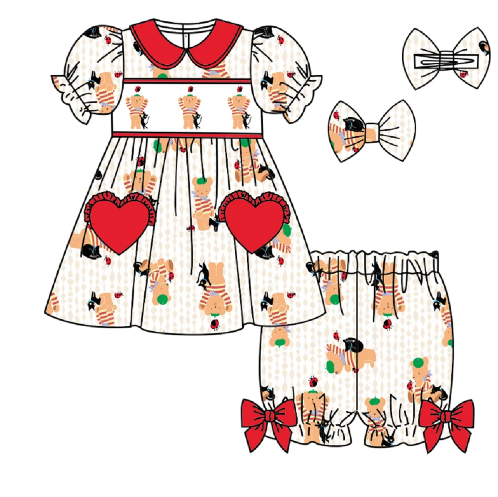 Boutique children's clothes short-sleeved yellow cartoon kitten print top shorts pajamas set brother and sister clothes
Boutique children's clothes short-sleeved yellow cartoon kitten print top shorts pajamas set brother and sister clothes