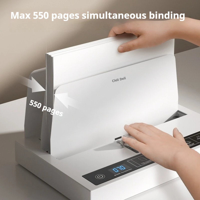 High-quality fully automatic hot melt adhesive binding machine for binding contract documents, up to 50mm
High-quality fully automatic hot melt adhesive binding machine for binding contract documents, up to 50mm