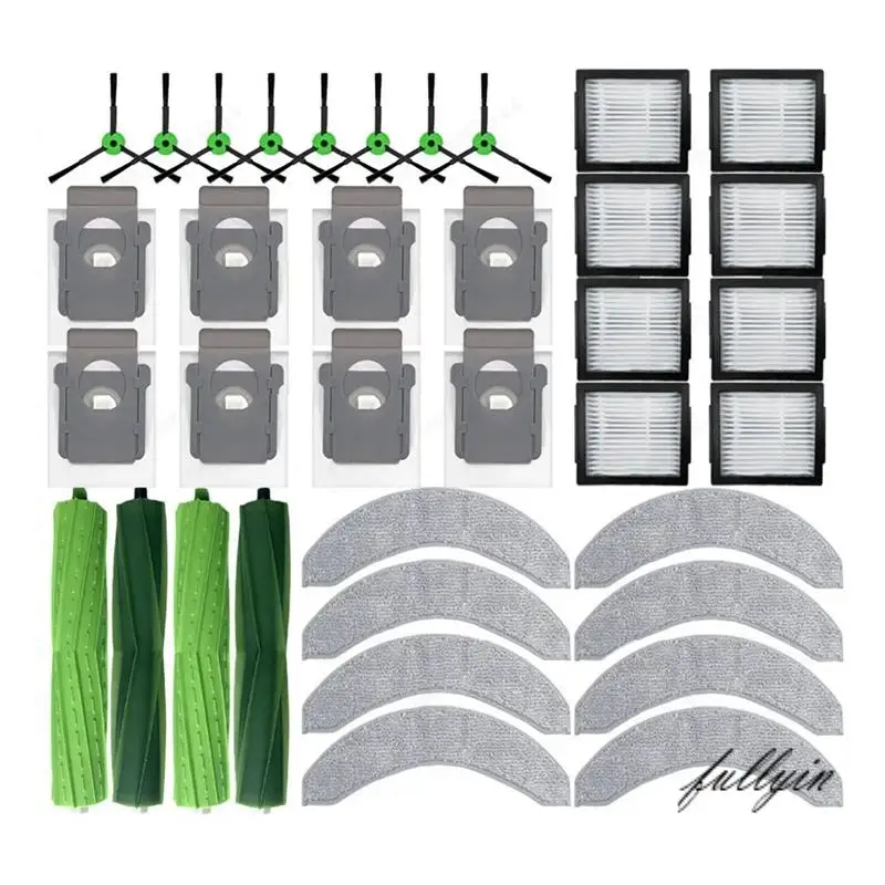 For Irobot Roomba Combo J7+, J9+ Replacement Parts Main Side Brush Hepa Filter Mop Cloth Dust Bag
For Irobot Roomba Combo J7+, J9+ Replacement Parts Main Side Brush Hepa Filter Mop Cloth Dust Bag