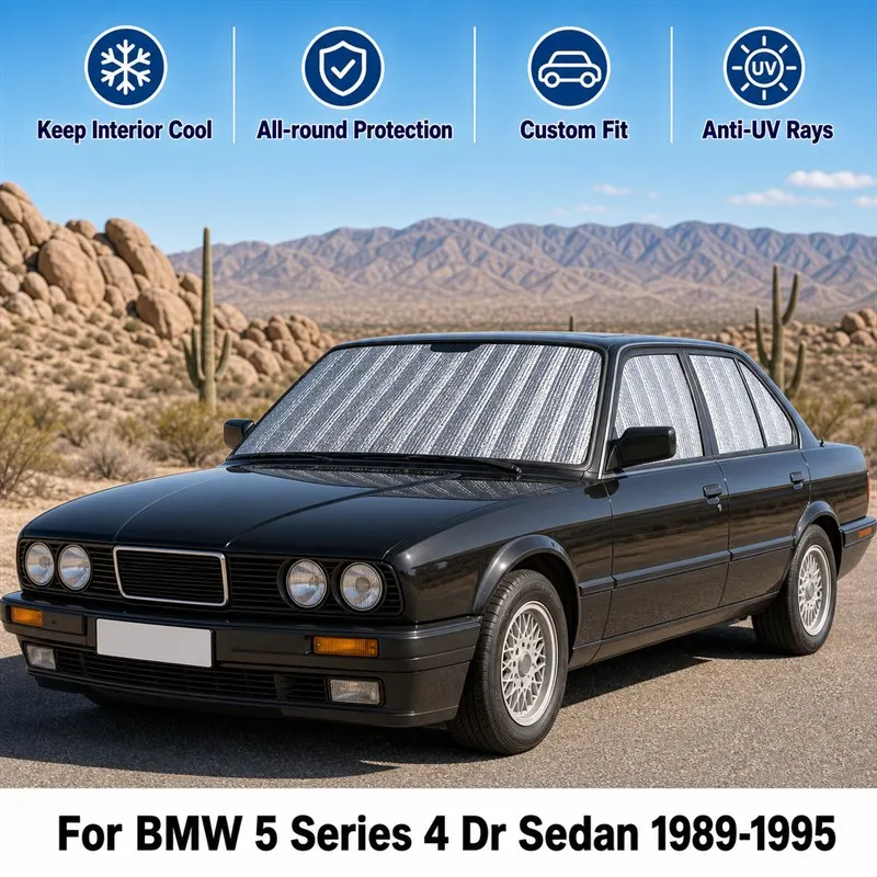 For BMW 5 Series 4 Dr Sedan 1989-1995 Full Set Car Window Sunshades UV Block Privacy Heat Insulated Foldable Car Curtain
For BMW 5 Series 4 Dr Sedan 1989-1995 Full Set Car Window Sunshades UV Block Privacy Heat Insulated Foldable Car Curtain